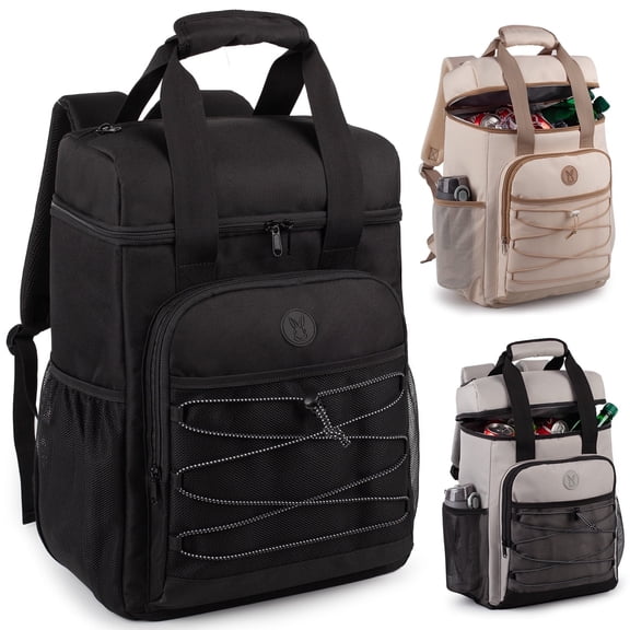 TRIPGEAR Cooler Backpack with Padded Top Handle,Lightweight Cooler Insulated Leak Proof