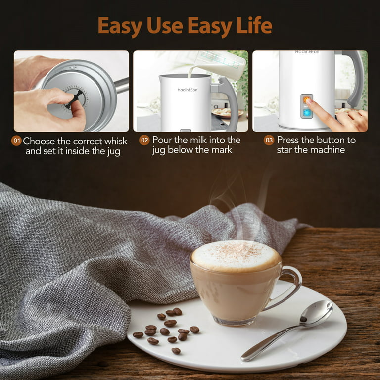 19-Pack: USB Electric Milk Coffee Frother Pitcher Set