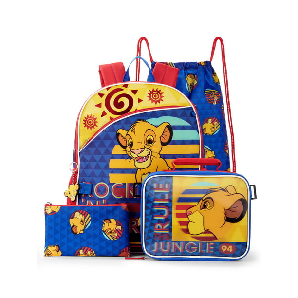 pañuelo de papel Preescolar reserva Lion King 5 Piece Backpack Set (Walmart Exclusive) - Walmart.com