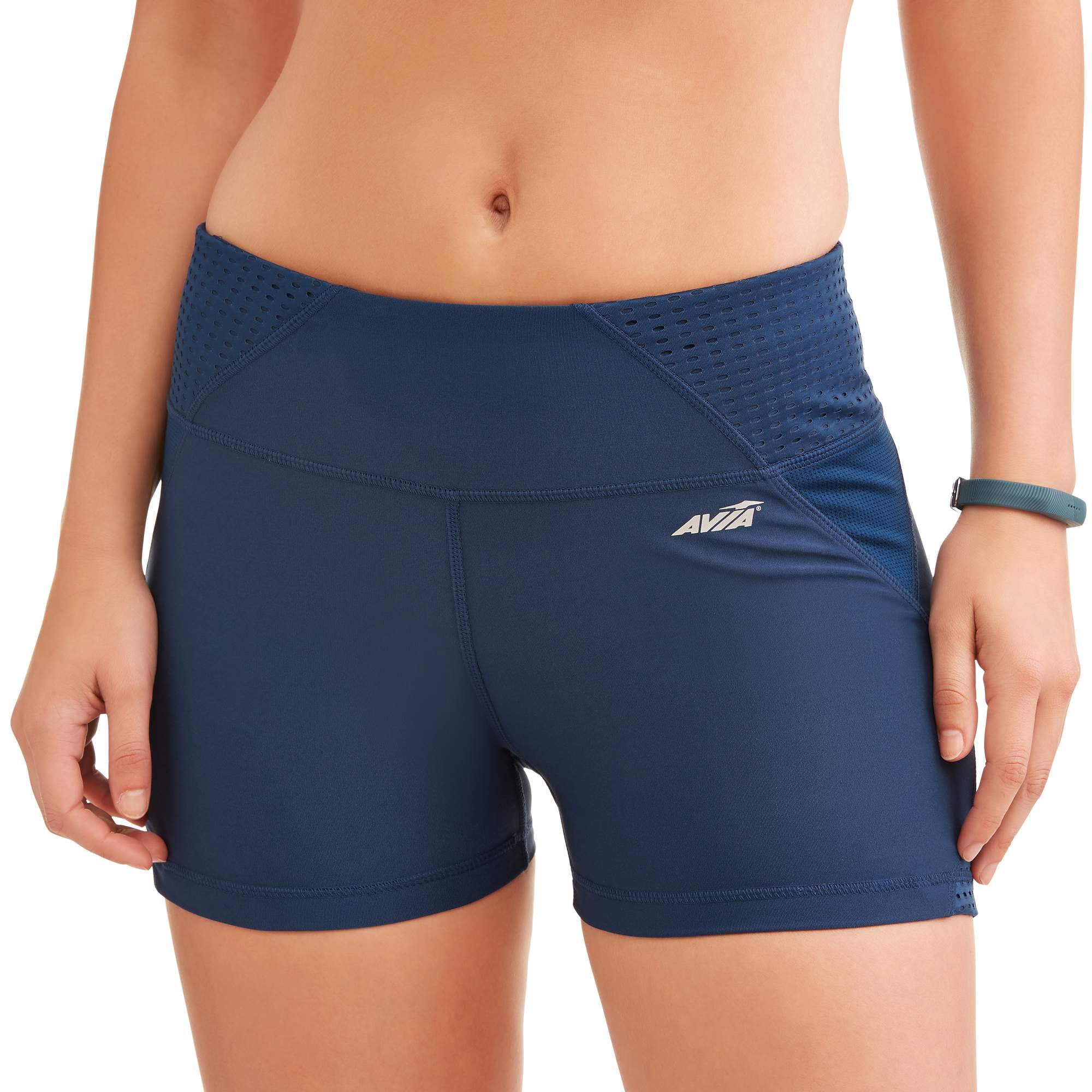 Avia - Women's Active 3 Bike Short With Mesh Inserts - Walmart.com - Walmart.com