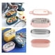 thumbnail image 4 of Caja Bento portátil de japonés a prueba de fugas perfecl de acero inoxidable para niños y adultos 2 capas de rosa Caja de almuerzo, 4 of 8