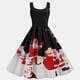 thumbnail image 1 of Christmas Vintage Swing Dress Elegant Long Dresses Sleeveless Cocktail Dress for Christmas Birthday New Year, 1 of 4