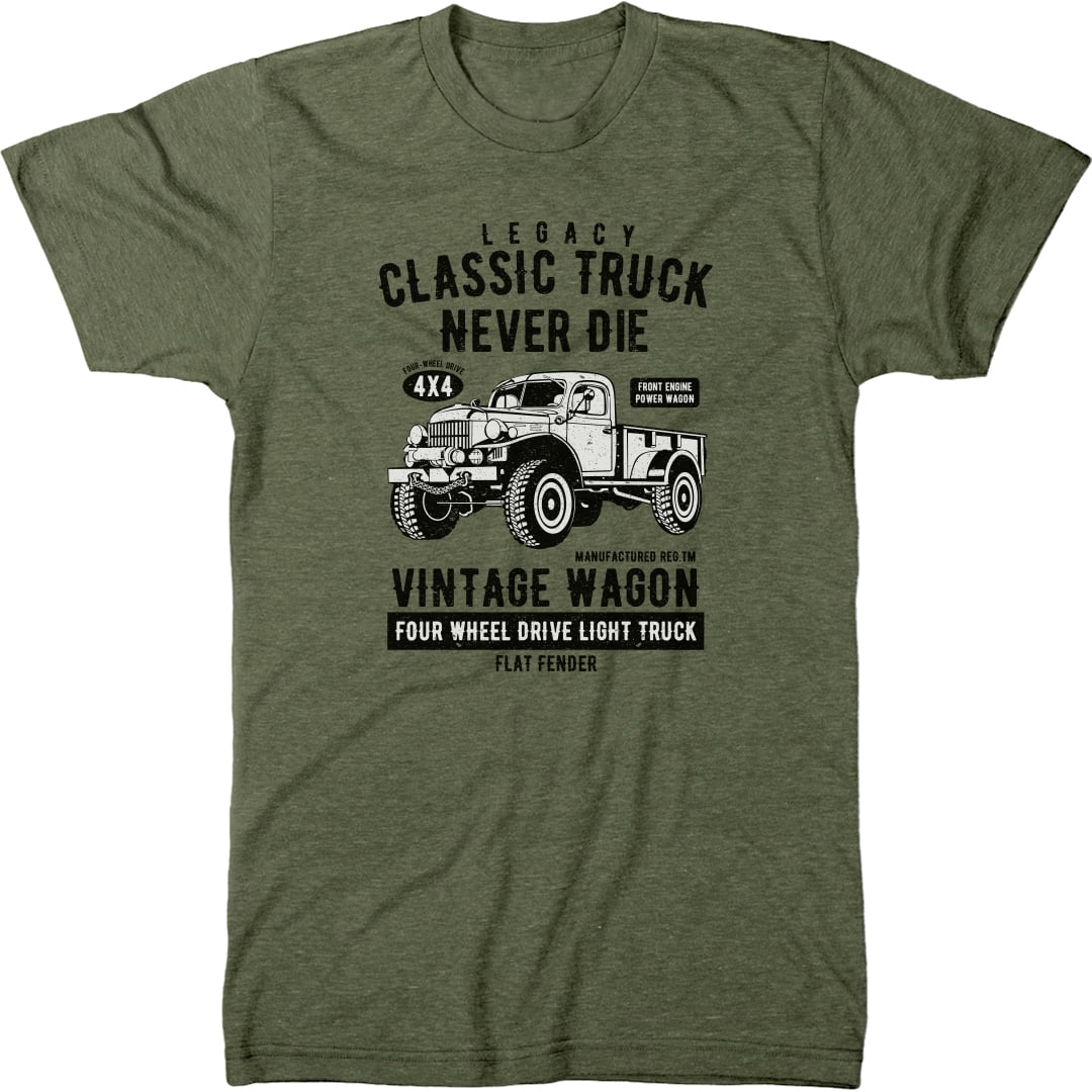 Classic Truck Men's Modern Fit T-Shirt - Walmart.com