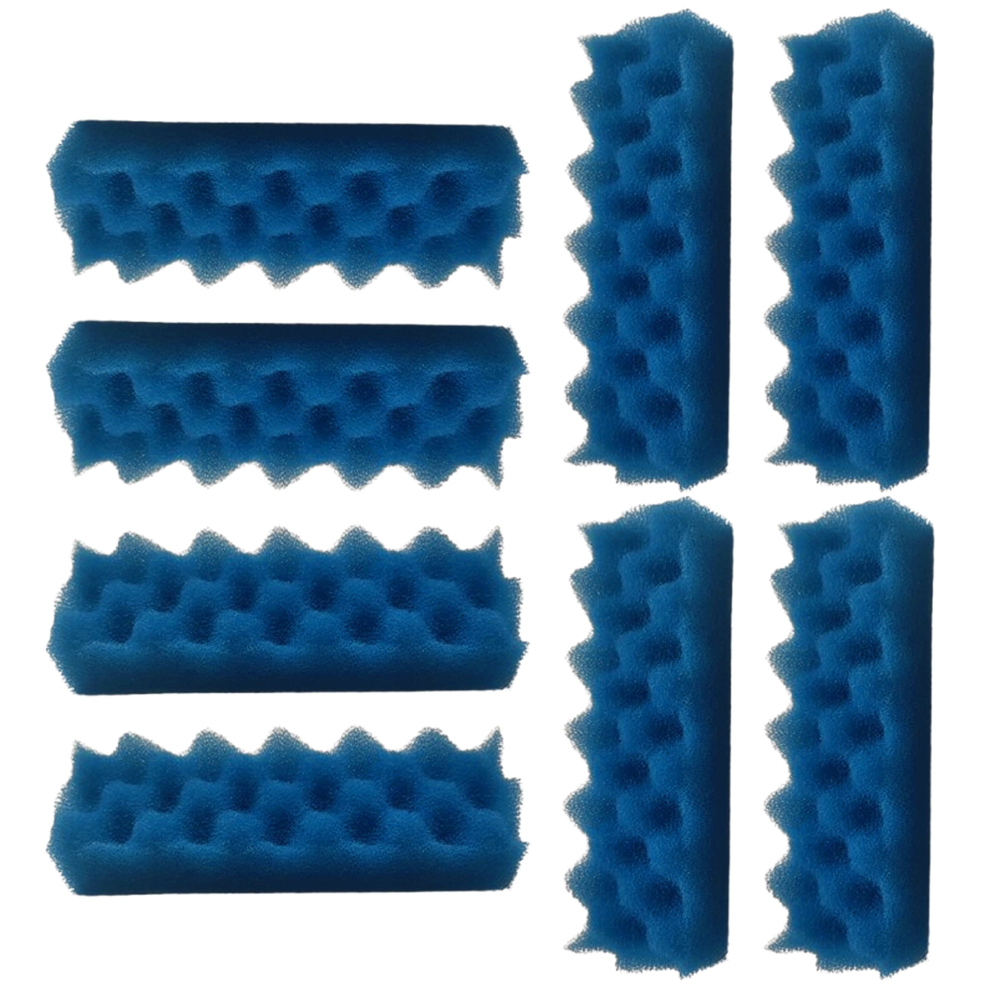 Qzbhct 12 Pcs Blue Foam Max Filter Compatible with Fluval 206 207 306 307 Canister Filter Aquarium Bio Sponge