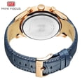 thumbnail image 4 of Men's Quartz Watch Waterproof Luxury Wristwatch Leather Strap, 4 of 5