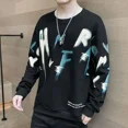 thumbnail image 4 of Tendencias de moda de otoño de Corea 2024 Sudaderas Camiseta de cuello redondo para hombres Camiseta Emo Venta Diseñador Tops de alta marca Jerseys Xxl para hombre, 4 of 5