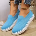 thumbnail image 5 of HWRETIE Comfortable Flat Heels for Women,Subtle and Sophisticated Shoes for Everyday Wear with Style,Perfect for Spring and Summer Blue/7(39), 5 of 8