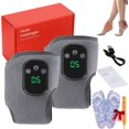 thumbnail image 1 of Footrenew Triple Method Massager, 3-in-1 Heated Wrap, Portable Foot Renew Triple Method Massager with 3 Vibration Modes & 5 Heat Levels, Cordless Heated, for Pain Relief, for Heel Arch Ankle (2Pcs), 1 of 9