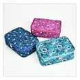 thumbnail image 4 of Bearachild Bolsa de lápices de tela esmerilada Cremallera Asa de elevación informal Antideslizante Multi bolsillo 72 Agujero Papelería Marcador Kits de experimentos de química Azul, 4 of 6