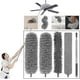 thumbnail image 1 of Plumero extensible, 5 uds., plumeros con poste de extensión, microfibra de 100 pulgadas para limpiar techos altos, ventiladores, muebles, 1 of 5