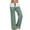 Green, variant on Women's Casual Pants High Waisted Tied Waist Slim Fit Two Tone Trousers for Daily Sports Comfortable Outfits in Spring Summer Autumn