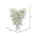thumbnail image 2 of Vickerman 30" Flocked Coutler Pine Artificial Christmas Teardrop, Unlit, 2 of 2