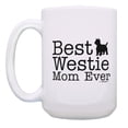 thumbnail image 2 of ThisWear Westie Mug Set Best Westie Mom Ever Coffee Mug Terrier Mom 2 Pack 15oz Coffee Mugs Cups Westie Mom, 2 of 4