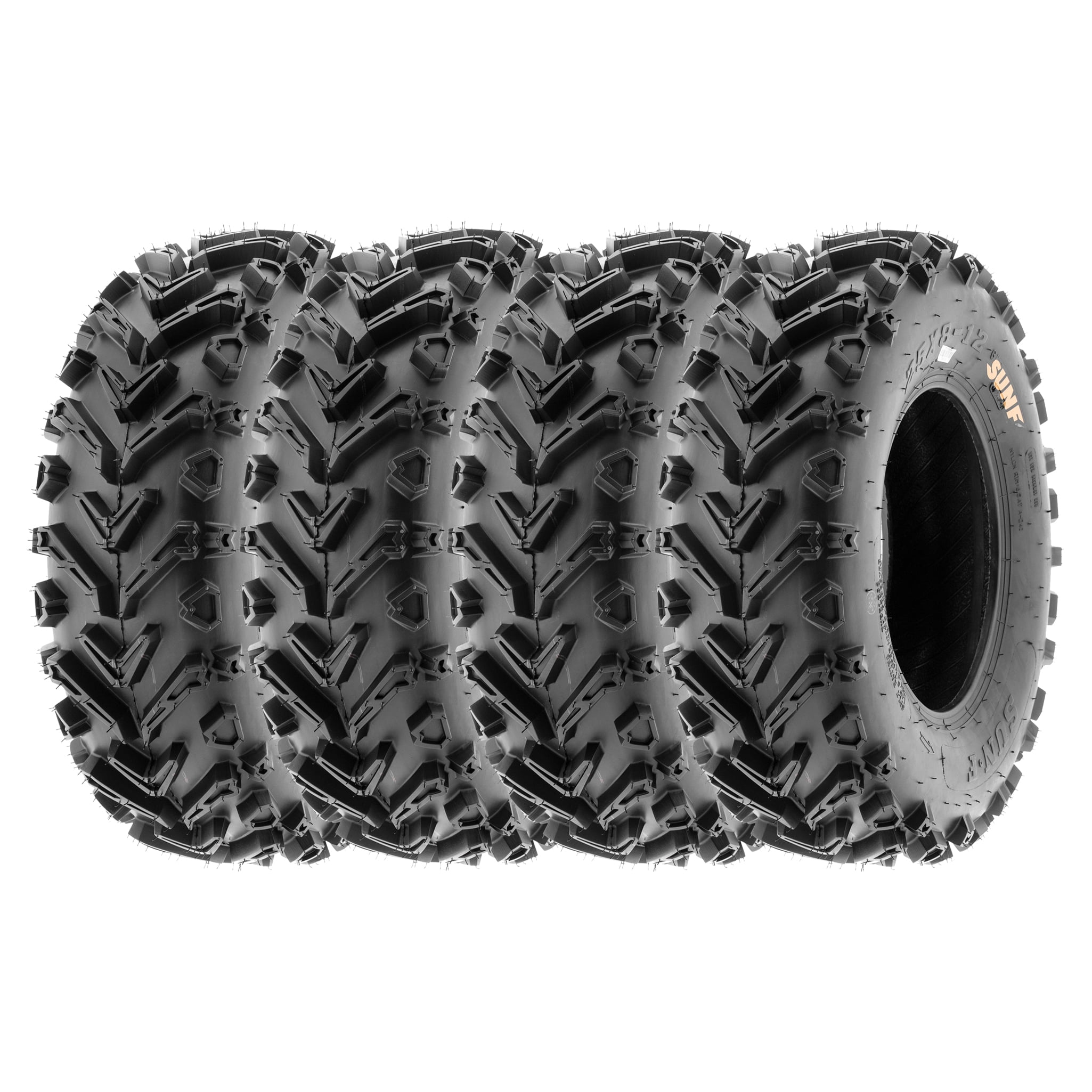 SUPERGUIDER Set of 2 24x8-12 ATV Tires 24x8x12 24-8-12 6 Ply Tubeless 
