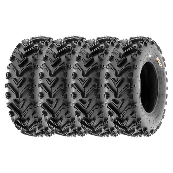 SunF ATV/UTV All Terrain Mud Quad Tire 24x8-12 24x8x12 6 PR Tubeless A041 (Set of 4)