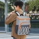 thumbnail image 4 of Mochila Térmica Mochila Térmica Mochila térmica para el almuerzo Bolsa térmica aislada para picnic a prueba de fugas (gris naranja), 4 of 6