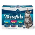 thumbnail image 3 of (2 pack) Blue Buffalo Tastefuls Flaked Wet Cat Food 3-Flavor Variety Pack, 3-oz. (12ct, 4 of Each), 3 of 12