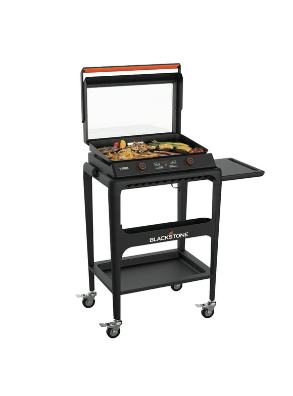 Blackstone E-Series 2-Burner 22" Electric Tabletop Griddle with Prep Cart