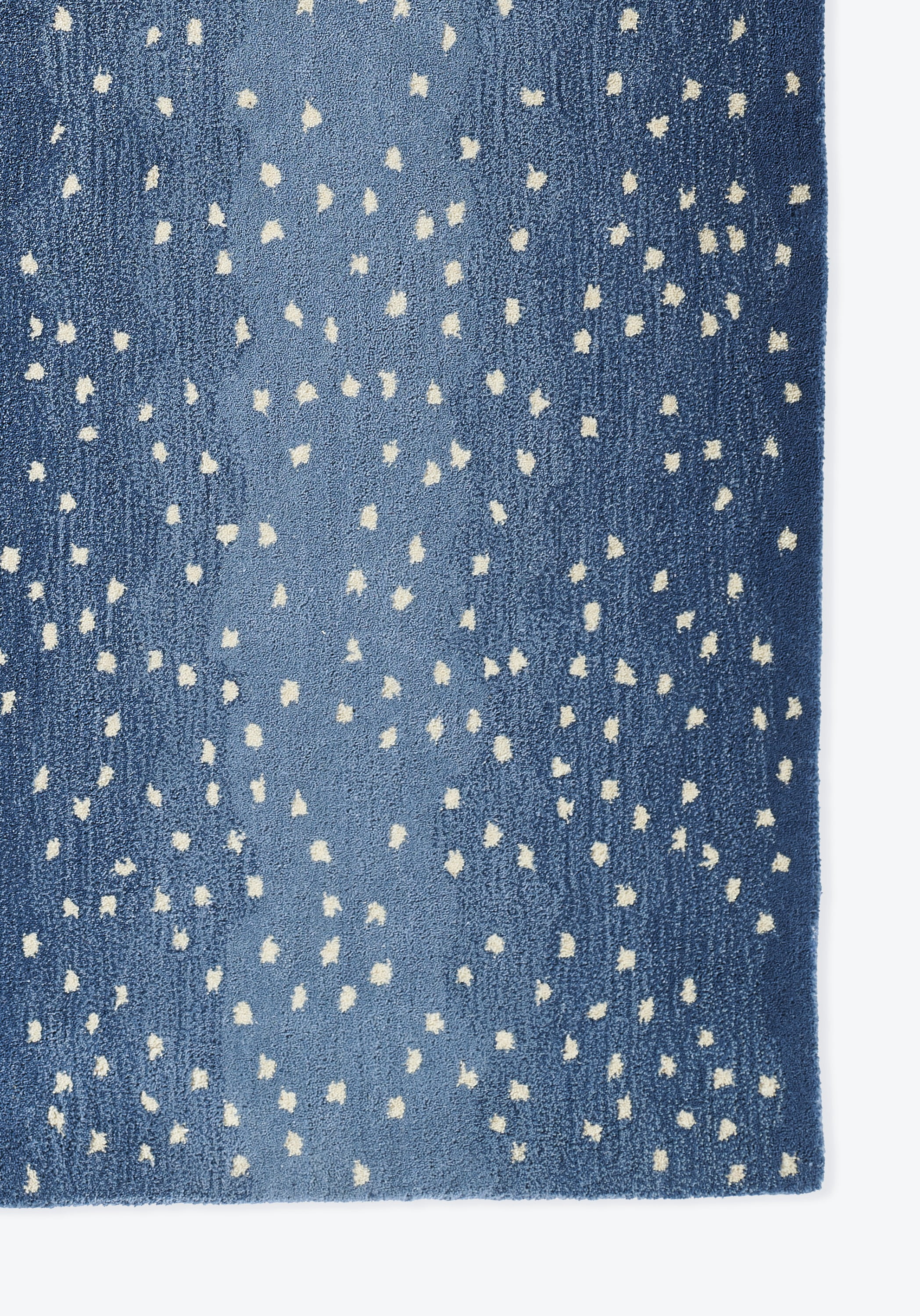 Erin Gates by Momeni Woodland Antelope Hand Tufted Wool Contemporary Denim Area Rug 7'9" X 9'9"
