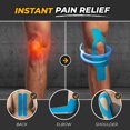 thumbnail image 2 of shiyou-Kinesiology Tape-Incredible Support for Athletic Sports and Recovery+Free Taping Guide-Uncut 2 inch 16.4 feet Roll (Electric Blue + Free Taping Guide, Pack of 1), 2 of 4