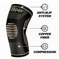 thumbnail image 3 of Copper Knee Braces for Knee Pain (2 pack)-2XL, 3 of 5