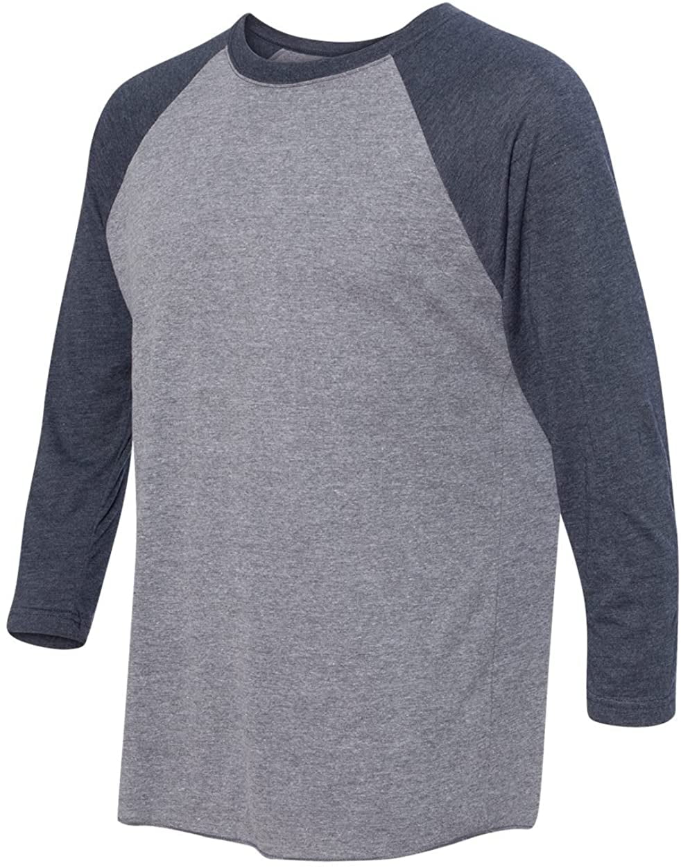 Mens Clementine Tri-Blend 3/4-Sleeve Raglan Tee