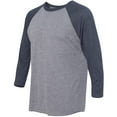 thumbnail image 2 of Mens Clementine Tri-Blend 3/4-Sleeve Raglan Tee, 2 of 4