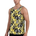 thumbnail image 2 of Gukieu Orchids Flowers Print Men's Quick Dry Fitness Vest, Round Neck Sleeveless Fitness Bodybuilding Top-X-Large, 2 of 7