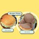 thumbnail image 3 of Almohada De Sofá, Cojín De Asiento Multiusos, Diseño Divertido De Hamburguesa De Color Vibrante Para El Hogar, 3 of 7