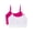 DOT/FUCHSIA, variant on Girls' Seamless Brami Recycled Bra, 2-Pack, Sizes XS-2XL