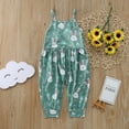 thumbnail image 2 of THJRPQJFD Boys Track Suits Size 14-16 Infant Onesies 0-3 Months Boys Toddler Kids Baby Girls Sleeveless Summer Strap Print Playsuit Jumpsuit 1-6y 4t Girl Clothes, 2 of 8