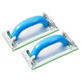 thumbnail image 2 of figatia 2Pcs Holder Hand Sander Organizer Tools Sand Rack Sand Paper with Handle for Handwork Drywall Hand Sanding Finishing blue handle, 2 of 8