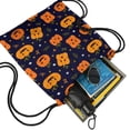 thumbnail image 4 of Amazing Halloween, Waterproof Drawstring Backpack with Shoe Compartment – Lightweight Dry Wet Separation Gym Bag for Women & Teens – 13.5 X 16.5 Inch, 4 of 5