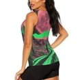 thumbnail image 3 of Fotbe Neon Desert Moon Blusas Sin Mangas para Mujer – Estilo Casual, Corte Suelto, Slim-Fit, Cuello Redondo Deportivo, Tops de Verano para Gimnasio y Yoga-Medium, 3 of 7