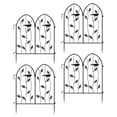 thumbnail image 3 of metálicas para jardín de 4 piezas, metálicas para jardín, resistentes a la oxidación, barrera para animales Negro, 3 of 8