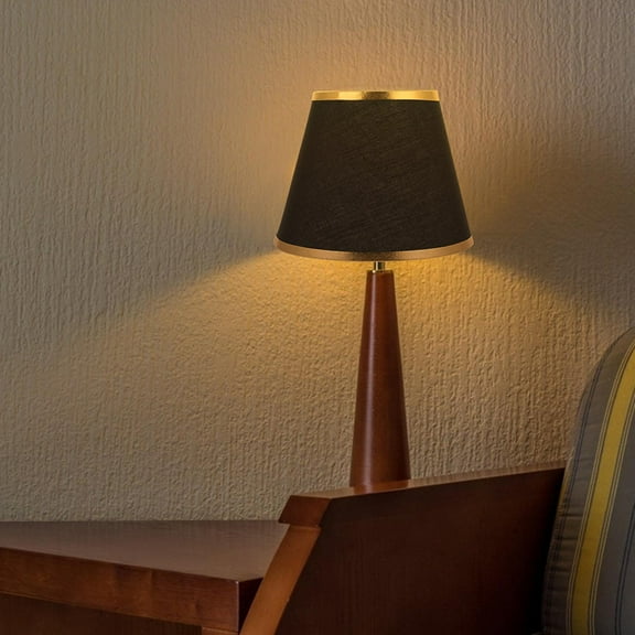 ROSENICE Light Shades for Ceiling Lights Golden Fabric 1Pack 6.3x4.9x4.9in