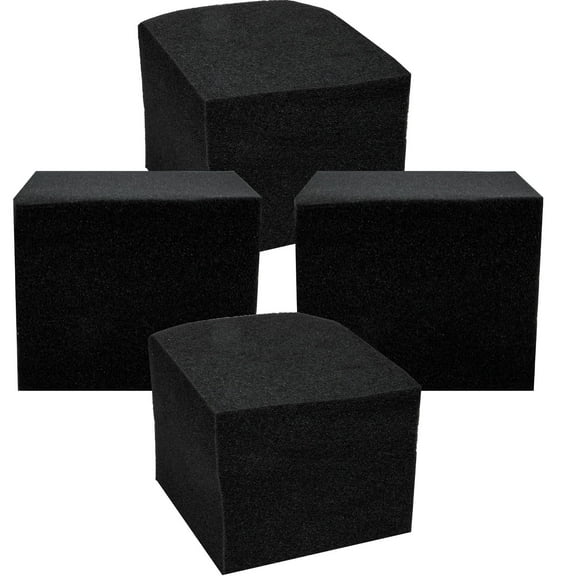 Raindrops  4 Pcs Soundproof Portable Panel Soundproofing Sponge