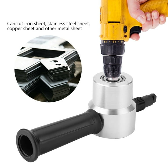 KSTE Nibbler Metal Cutter, Nibbler Cutter, Metal Cutting Tool, Power Drill Nibbler, Double Head Metal Cutter for Car Repairing Maintenance