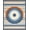 Blue Rust Ivory, Pattern 1, variant on ODIKA 8'x10' Washable Area Rug Non-Shedding, Easy Care, Entrance Abstract Vinyl Record Inspired Concentric Entryway Circle for King Size Bedroom Under Bed, Master Suite