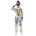 thumbnail image 3 of uikmnh Long Sleeve Romper Boys and Girls Astronaut Carnival Play Performance Jumpsuit for Space Themed Parties and Dress Up Size:7-9 Years, 3 of 9