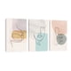thumbnail image 1 of Cuadro Decorativo Tríptico Vertical Rostros Abstractos Canvas Revolution  Set De 3 Cuadros 25x38 cm, 1 of 5