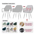 thumbnail image 4 of Kearding Fundas para sillas de excelente elasticidad y comodidad suave, 6 piezas, para sillones, funda elástica para silla Decoración del hogar, 4 of 6