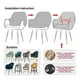 thumbnail image 4 of Bewildely Fundas para sillas de 6 piezas para mayor comodidad, excelente elasticidad y fácil mantenimiento, funda elástica para silla Decoración del hogar, 4 of 6