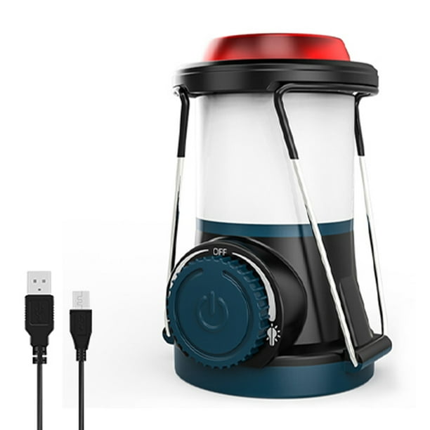 Lámpara de batallón de rocío Lámpara de camping al aire libre Lámpara recargable 3 modos de luz IP65 Linterna de camping de emergencia a prueba de agua Maboto Lámpara de batallón de rocío