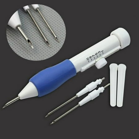 Magic Embroidery Pen Set Punch Needle Kit Knitting Sewing Craft Crochet Felting Tool for DIY Threaders Sewing with a Stitching Punch Needle