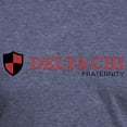 thumbnail image 3 of CafePress - Delta Chi Black And Red Fraternity Logo T Shirt - Mens Tri-blend T-Shirt, 3 of 4