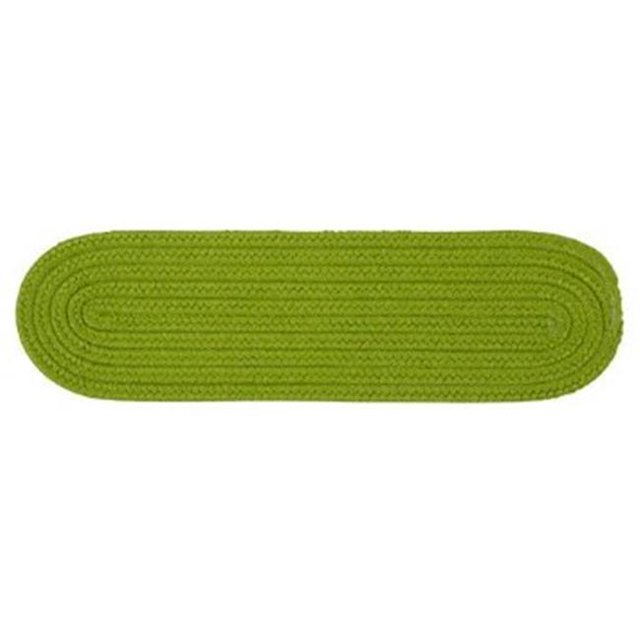 Colonial Mills H271A008X028SX Simply Home Solid - Bright Green Stair Tread - single Rug