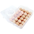 thumbnail image 6 of KINJOEK  Clear Deviled Egg Carrier with 3 Layer, Holds 72 Eggs Deviled Egg Holder with Lid, Carrier Egg Container Tray for Refrigerator, 6 of 7