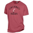 thumbnail image 2 of Men's ComfortWash Red Cincinnati Bearcats Arch Logo Garment Dyed T-Shirt, 2 of 3