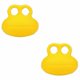 thumbnail image 1 of Hand Grip Strengthener for Adults, 2-Pack Soft Squeeze Balls for Hand Therapy and Exercise (Yellow), 1 of 5